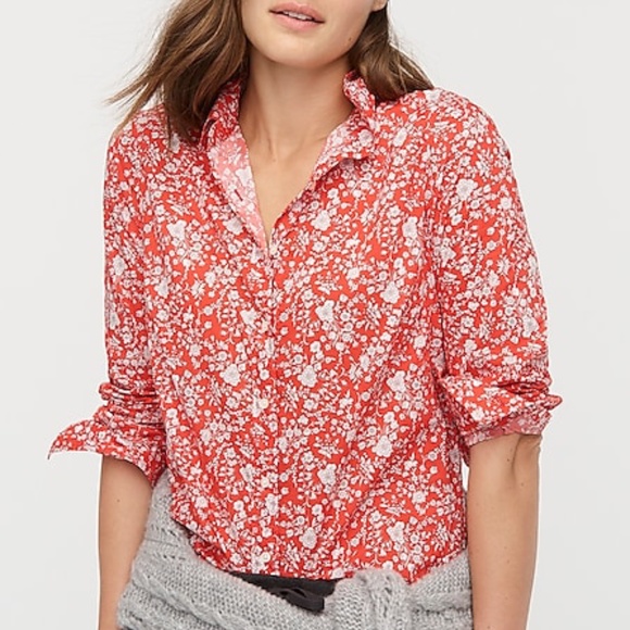 J. Crew Slim perfect shirt in Liberty - Picture 1 of 8